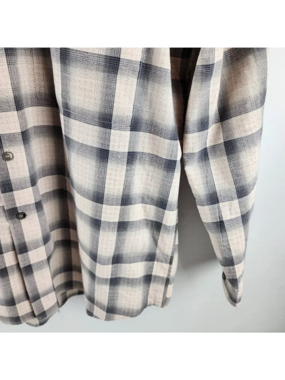 Zanella Shirt Mens Large Multi Plaid L/S Button Up